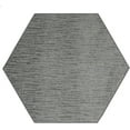 thumbnail image 1 of Furnish My Place Easy Fit Rug - 7 ft., Hexagon, Light Grey, Custom Floor Rug for Living Rooms, Bedrooms, Hallways, 1 of 6