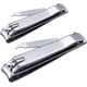 thumbnail image 1 of UBIUON - Juego de cortaúñas de acero inoxidable afilado para uñas de pies y manos, kit profesional de pedicura y manicura para hombres y mujeres (2 unidades, color plateado), 1 of 5