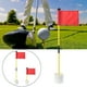 thumbnail image 3 of Bandera de Golf de 2 secciones, poste de palo para patio trasero, , palo de bandera de Golf plegable rojo Zulema Poner banderas verdes, 3 of 8