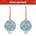thumbnail image 2 of Zufioo Cute Donut Print Large Acrylic Christmas Ornaments, Suitable for Christmas Tree Christmas Holiday Party Pendant Decorations-Round Shape, 2 of 7