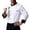 White, variant on Chef Shirt for Men Hotel Restaurant Work Shirt Uniform Men's Catering Chef Workwear Long Sleeve Cardigan Shirt for Kitchen Casual Style,Red,XXXL