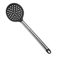 thumbnail image 1 of Acero inoxidable + utensilio de cocina de silicona Herramientas de cocina Turner Cuchara de sopa Colador Servidor de pasta Batidor de huevos Espátula Pinzas para alimentos Colador de color, 1 of 4