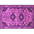 thumbnail image 1 of Ahgly Company Indoor Rectangle Persian Purple Traditional Area Rugs, 5' x 8', 1 of 4
