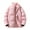 Pink, variant on Men's Flannel Work Jacket with Stand Up Collar and Zipper Front for Outdoor Protection