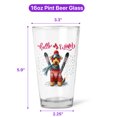 thumbnail image 5 of Hello Welcome Winter The Ski Airedale Terrier Snowy Day 16oz Pint Beer Glass Mug Dale Waterside Dog Lover Beer Glasses Cup - 13013, 5 of 5