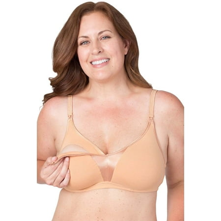 

QT Intimates Soft Cup Wireless Nursing Comfy Bra N3810