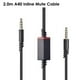 thumbnail image 2 of Headphone Cable Replacement Audio Cable For Logitech For Astro A10 A40 Tr Mixamp Sound Portable Audio Headphones Accessories, 2 of 10