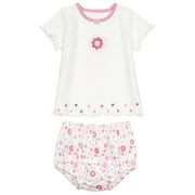Floral-Themed 2-Piece Outfit