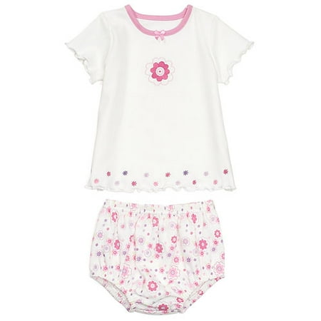 Floral-Themed 2-Piece Outfit