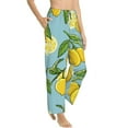 thumbnail image 2 of Xecao Lemon Women's Straight Lounge Pajama Pants: The Epitome of Relaxed Sleepwear, 2 of 9