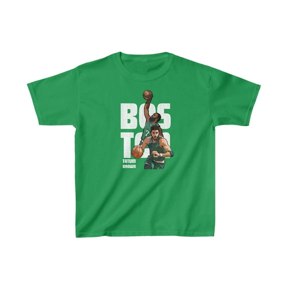 Jayson Tatum & Jaylen Brown Boston Duo basketball fans Kids Cotton Tee