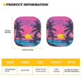 thumbnail image 5 of KUIFORTI Palm Tree Car Windshield Sun Shade Foldable UV Ray Sun Visor Protector Sunshade to Keep Your Vehicle Cool 2 Pack, 5 of 5