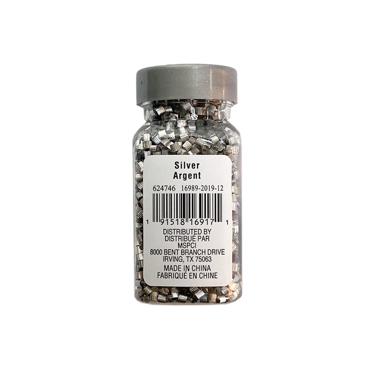 Recollections Silver Specialty Polyester Glitter, 12 Pack