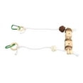 thumbnail image 2 of Bird Swing Perch, Fun Safe Bird Hanging Swing Relieve Bird Boredom Rattan Ball  For Chewing, 2 of 8
