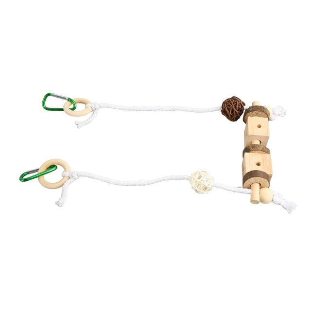 Swing Hanging Toy, Relieve Bird Boredom Bite Resistant Rattan Ball Perch Swing For For Playing