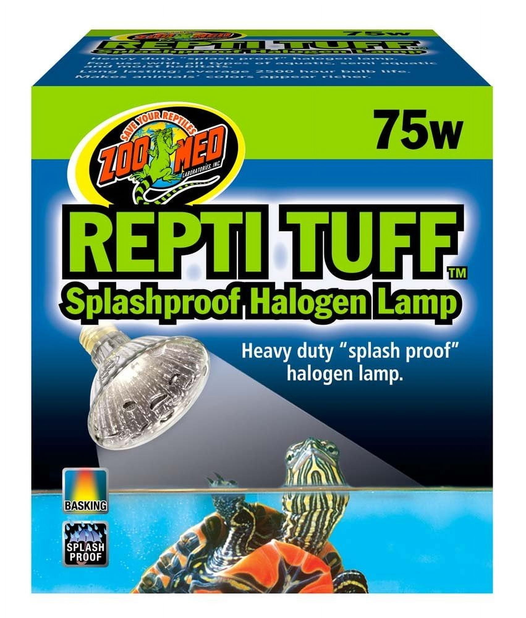 Zoo Med Repti Tuff Halogen Lamp, 75W for Aquatic Turtles - Walmart.com
