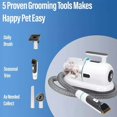 thumbnail image 2 of Pet Grooming Vacuum for Dogs & Cats, 99% Hair Suction, Dog Hair Vacuum for Shedding with 5 Tools for Shedding, Low Noise, 1.5L Cat Grooming Vacuum Cleaner, Includes Storage Bag, 2 of 6