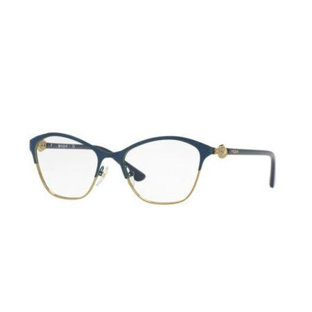 VOGUE Eyeglasses VO4013 5006 Blue/Pale Gold 51MM - Walmart.com