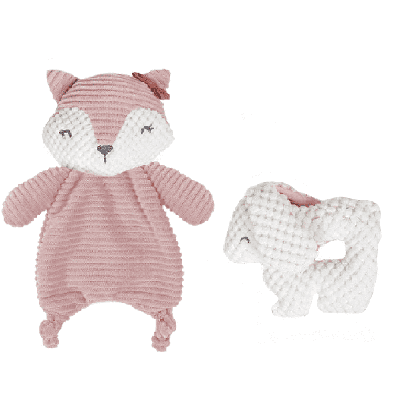 Modern Moments by Gerber Infant Unisex Plush Velvoa Lovie & Rattle