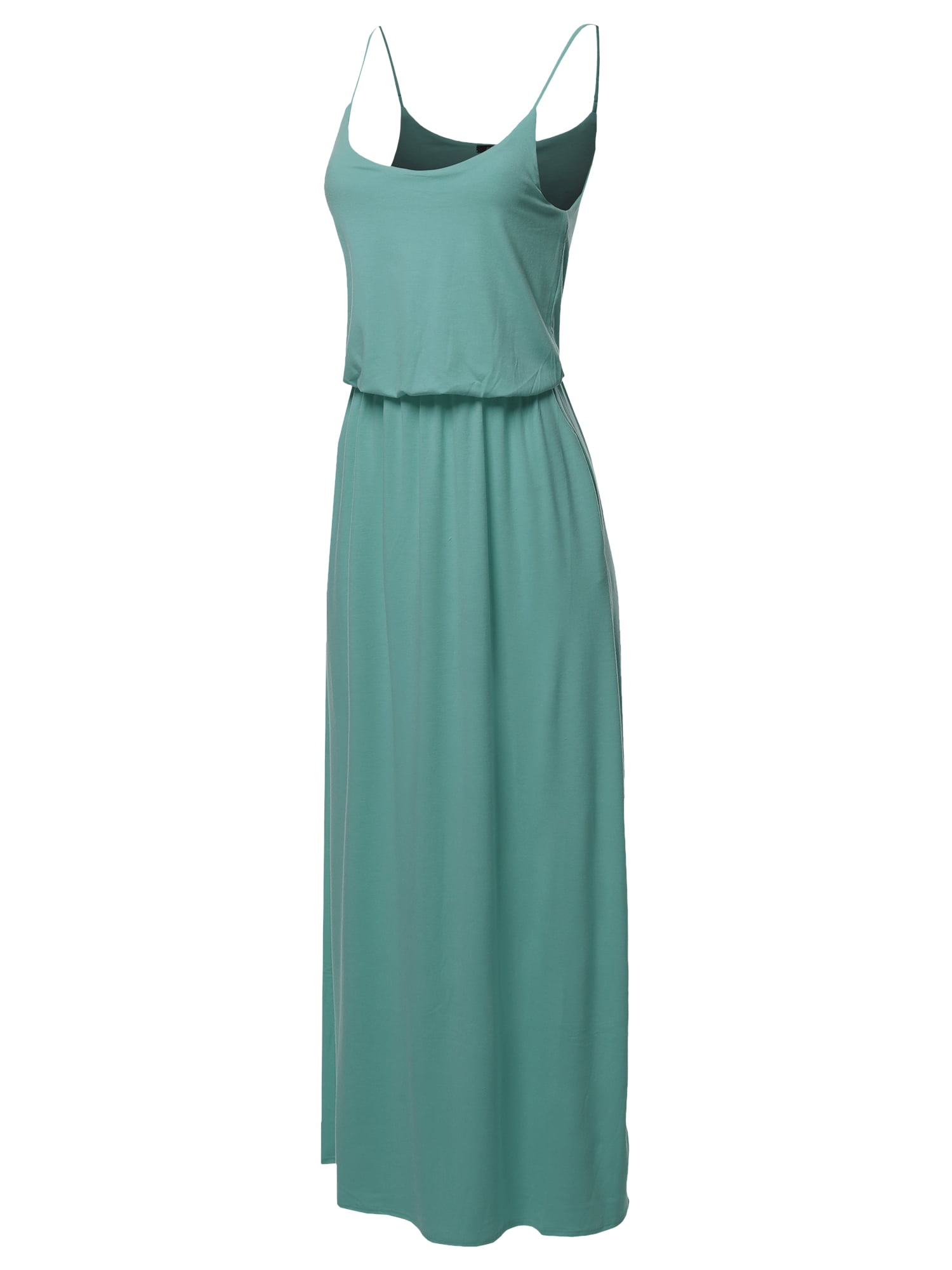 dusty teal dress