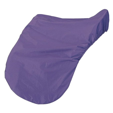 Jeffers English Horse Saddle Cover  Nylon Saddle Bag for English Saddles  Lightweight Stable Storage  Dust Protection  Equestrian Tack Organizer for Barn  Travel  Trailer  or Tack Use  Purple