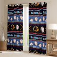 thumbnail image 2 of Feelyou 3D Baseball Printed Blackout Curtains Set of 2 (52x84 Each) for Kids, Video Ball Game Window Curtains, Modern Sport Theme Curtains and Drapes, Blackout Curtains Room Decor, 2 of 6