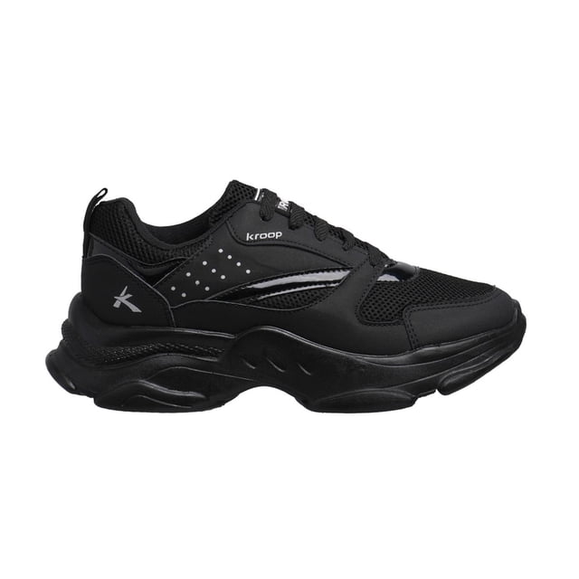 Tenis Dama Kroop Mujer Urbano Casual Ajustable negro 25