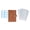 Brown, variant on LAZIOEGR A6 PU Leather Budget Cash Binder with 12 Clear Zip Pockets and Labels, Brown