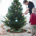 thumbnail image 3 of Dmlowu Christmas Decorations Tree Skirt, Non Slip Christmas Tree Skirt, Wrink Proof Exquisite Christmas Tree Skirts for Holiday Party Christmas Decorations(35.4"/90cm), 3 of 9