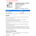thumbnail image 2 of Turbocharger Service Kit - Compatible with 2005 - 2009 Audi A4 2006 2007 2008, 2 of 2