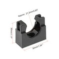 thumbnail image 2 of Uxcell AD21.2 Plastic Corrugated Tube Holder Mounting Bracket Pipe Clamps 8 Pack, 2 of 5