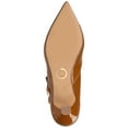 thumbnail image 6 of Journee Womens Carnation Kitten Heel Mary Jane Pointed Toe Buckle Detail Comfort Pumps, Widths Available, 6 of 10