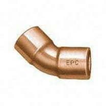 Mueller Streamline W 63055 Copper 45 Degree Elbow 1-1/2 x 1-1/2 Sweat Dia. in.