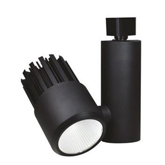 Nora Lighting NTE-842L30F35B H-Style 35W Aiden LED Head, 3000K, 38 Degree Flood, Black