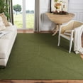thumbnail image 4 of SAFAVIEH Braided Rishika Solid Area Rug, Green, 8' x 8' Square, 4 of 19