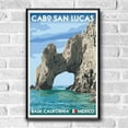 thumbnail image 2 of Cabo San Lucas Mexico Vintage Travel Poster / Postcard WPA Style, 2 of 4