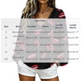 thumbnail image 3 of Lnmiateer Print V Neck Long Sleeve Tunic for Women Loose Fit Breathable Casual Trendy Streetwear Fashion Daily Blouse, 3 of 6