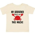 thumbnail image 3 of Inktastic My Godfather Loves Me Godchild Boys or Girls Baby T-Shirt, 3 of 5