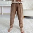 thumbnail image 2 of VJATTWR Kids Boy Girls Fleece Pajama Pants, Winter Warm Fuzzy Bottoms Long Soft Plush Fluffy Pants Sweatpants Homewear 18M-12Y, 2 of 4