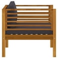thumbnail image 3 of vidaXL Patio Chair with Dark Gray Cushions Solid Acacia Wood, 3 of 8