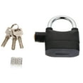 thumbnail image 1 of Miangastore 1Pc Universal Security Alarm Lock Bike Alarm Lock Durable U Bike Lock (Black), 1 of 8