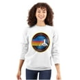 thumbnail image 3 of Retro NASA Space Shuttle Rainbow Sweatshirt for Men or Women Brisco Brands S, 3 of 6