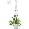 thumbnail image 1 of Macrame Plant Hangers Interior Outdoor Planter Hanging Plant Holder BANYUO  Electrónica, 1 of 5