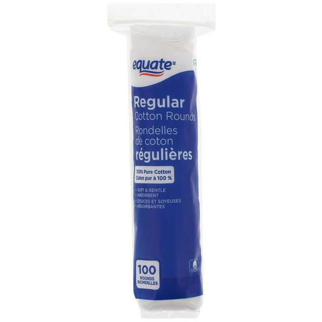 Rondelles de coton régulières Equate