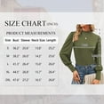 thumbnail image 6 of SWQZVT Womens Mock Neck Puff Long Sleeve Tops Casual Loose Solid Basic T Shirt Button Cuffs Pullovers Shirts Blouse, 6 of 6