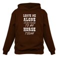 thumbnail image 1 of Tstars Womens Horse Gifts for Horse Lovers Leave Me Alone I'm Only Talking to My Horse Gift for Horse Lover Horse Shirts Horse Clothes Birthday Horse Gifts for Women Hoodie, 1 of 5