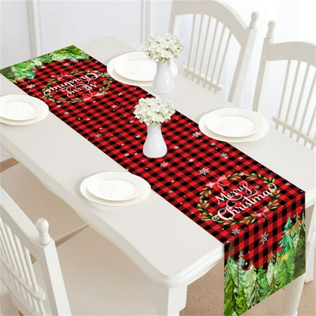 

Chiccall Christmas Decorations Clearance Christmas Home Decoration Supplies Cloth Tablecloths Creative Christmas Tablecloths Outdoor Indoor Decor for Xmas Party