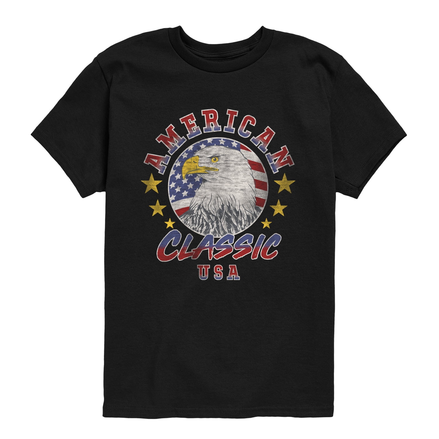 Instant Message - American Classic Boys Short Sleeve Graphic T-Shirt