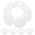 thumbnail image 2 of 10pcs Wash Basin Overflow Ring Stoppers Sink Drain Plugs Plastic Water Drainage Hole Covers, 2 of 3
