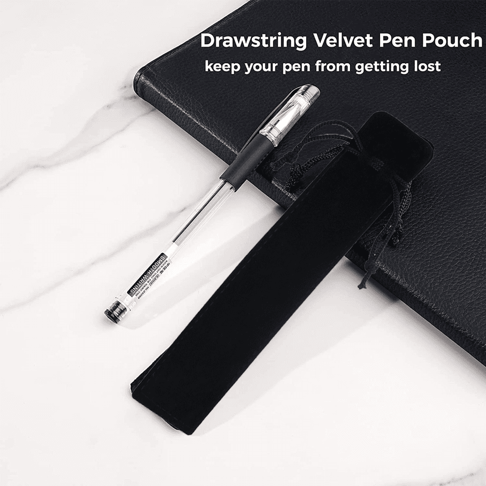 Outus 50 Pieces Pen Pouch Velvet Drawstring Pen Bag Velvet Case Pencil Bag for Pen and Pencil (Multicolor)